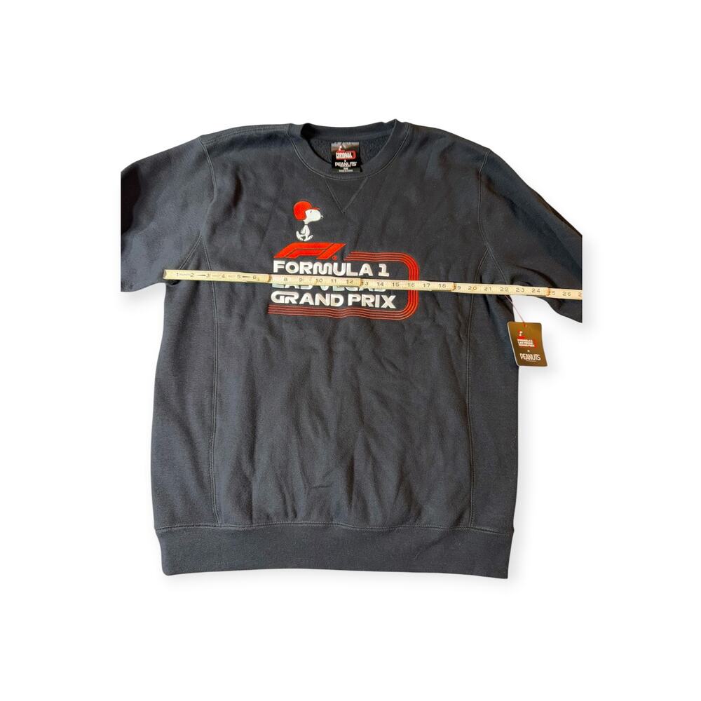 Formula 1 Las Vegas Grand Prix X Peanuts Crew Neck Sweatshirt, Men's Medoim - Picture 3 of 9